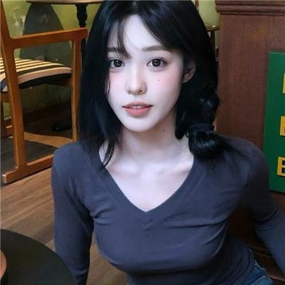 照片的她